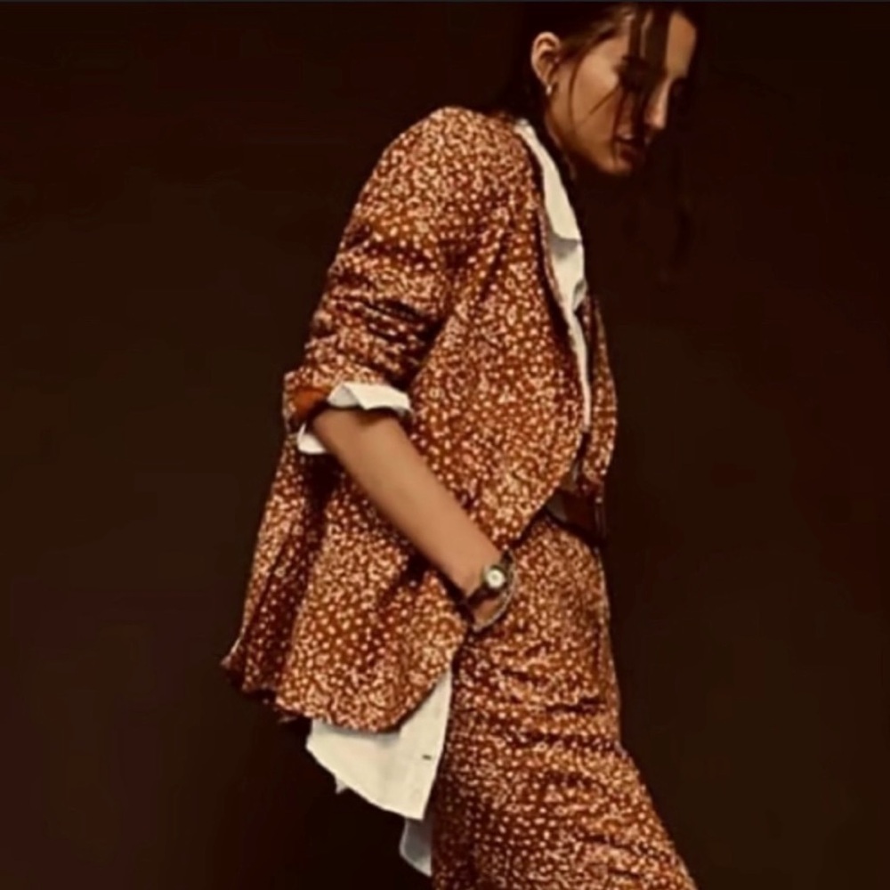 Free People Maggie Plum Blazer and Pants Set